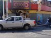 Resguardan elementos del ejército Oxxo incendiado
