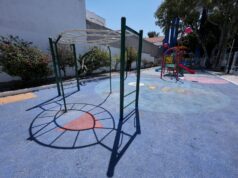 Entrega capital rehabilitación del parque en la colonia Las Plazas