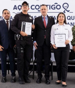 Entrega Gobernador el Premio al Mérito Policial 2026