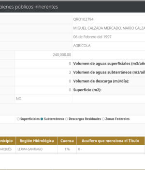 Exhiben consesiones de agua de familia Calzada en Querétaro