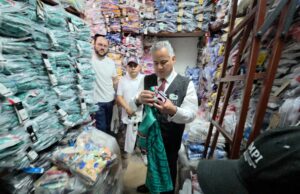 Realiza IMPI mega operativo en Tepito y decomisa al menos 25 toneladas de mercancía apócrifa, relacionada con el Mundial de Fútbol 2026