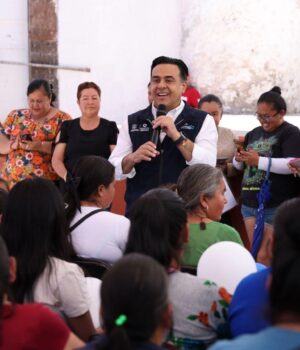 Se reúne Luis Nava con beneficiarios de la estrategia Aquí Contigo