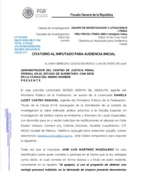 Investiga FGR a ex funcionario estatal por presentar pruebas falsas en amparo