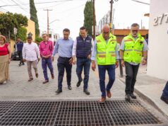 Autoridades municipales de Corregidora y Gobierno del Estado supervisan limpieza de drenaje pluvial en Tejeda
