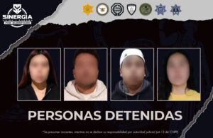 Cateos simultáneos de Sinergia en San Juan del Río, Corregidora y Querétaro dejan personas detenidas y se cumplimentan dos órdenes de aprehensión