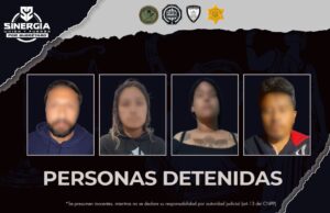 Sinergia realiza cateos simultáneos en tres municipios; hay cuatro personas detenidas