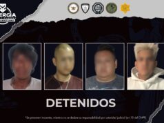 Sinergia realiza cateos simultáneos en la capital; cuatro hombres resultaron detenidos