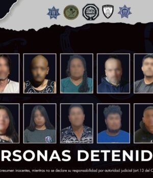 Sinergia ejecuta cateos en cuatro municipios; 14 personas detenidas y aseguramiento de armas y narcótico