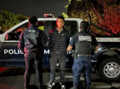 Detenido sujeto con orden de mandamiento vigente