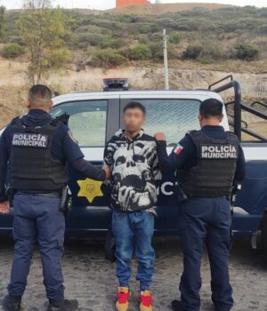 Detenido por portación de arma prohibida en la colonia Cuauhtémoc