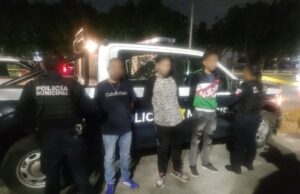 Tres detenidos por portación de arma prohibida