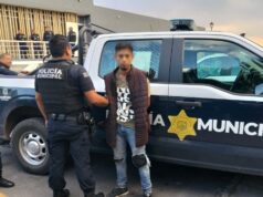 Detenido masculino en la colonia San José el Alto