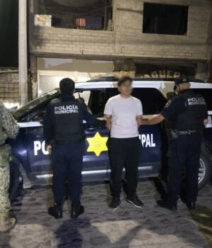 Detenido por robo a comercio en la colonia Loma Bonita