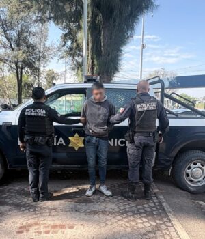 Detienen a “Justin” por posesión de arma prohibida en Hacienda Santa Rosa