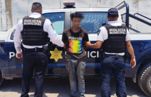 Sujeto asegurado por policías del municipio de Querétaro