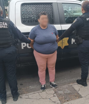 Detiene Secretaría de Seguridad Pública Municipal de Querétaro a mujer armada con pisotola