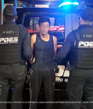 POES detiene a sujeto por robo a comercio en el Centro Histórico