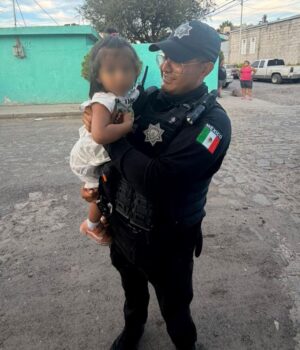 Intervención de POES permite reunir con su familia a niña localizada en Loma Bonita
