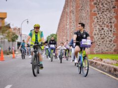 Más de mil 600 personas disfrutaron la Vía Recreativa Los Arcos en el marco del Día Mundial de la Bicicleta