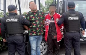 En Ciudad del Sol, POES detiene a dos hombres y asegura vehículo robadoUno de los presuntos responsables contaba con una orden de aprehensión vigente