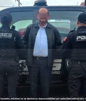 Detenien a individuo con supuestas palancas en seguridad privada