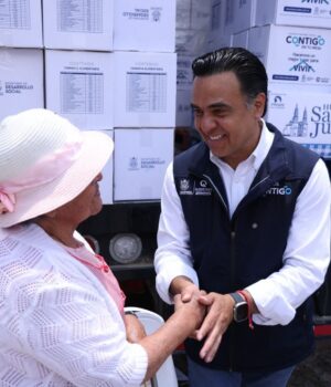 Supervisa Luis Nava entrega de apoyos alimentarios del programa Contigo en tu Mesa
