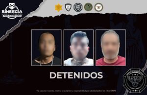 Sinergia realiza cateos en El Paraíso; aseguran narcóticos, un arma de fuego y detienen a tres personas