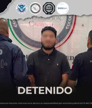 Fiscalía cumplimenta orden de aprehensión contra probable autor de feminicidio mediante Sinergia internacional