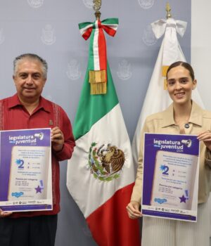 Convocan SEJUVE y Congreso a jóvenes a participar en la Legislatura de la Juventud