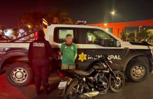 Masculino detenido por robo equiparado de vehículo en Puerta Navarra