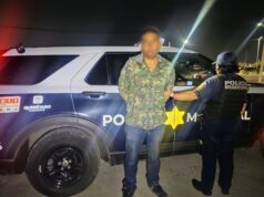 Masculino detenido por robo simple en la colonia Palmares