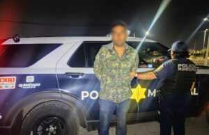 Masculino detenido por robo simple en la colonia Palmares
