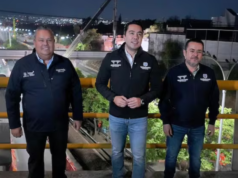 Trabajos de construcción del tren México–Querétaro