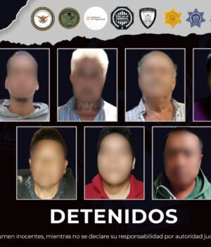 Sinergia ejecuta operativos simultáneos y logra siete detenciones en la zona metropolitana y la región serrana