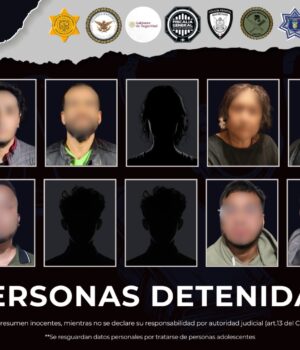 Sinergia ejecuta 10 cateos en distintos municipios; 10 personas fueron detenidas