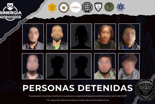 Sinergia ejecuta 10 cateos en distintos municipios; 10 personas fueron detenidas
