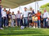 Entregan en C orregidora nueva cancha de futbol 5 para las familias de Santa Fe