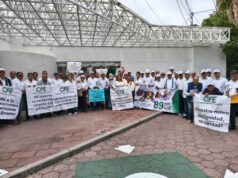 Exigen jubilados de PEMEX y CFE respeto a sus pensiones