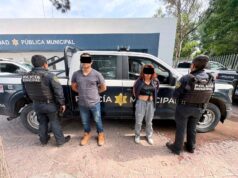 Detienen a dos personas por robo a transeúnte en Colinas de Santa Rosa