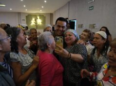 Convivió Luis Nava con cerca de mil adultos mayores de todo el estado
