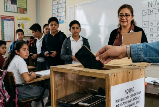 Desconexión en las aulas: a partir del 3 de noviembre quedará prohibido el uso de celulares en escuelas de educación básica