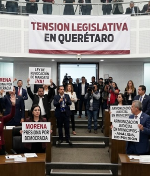 Tensión legislativa en Querétaro: Morena presiona por ley de revocación de mandato mientras se define armonización judicial en municipios