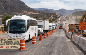 Obras en la Carretera 57 pegan a la economía local: transporte turístico reporta caída del 30% en viajes